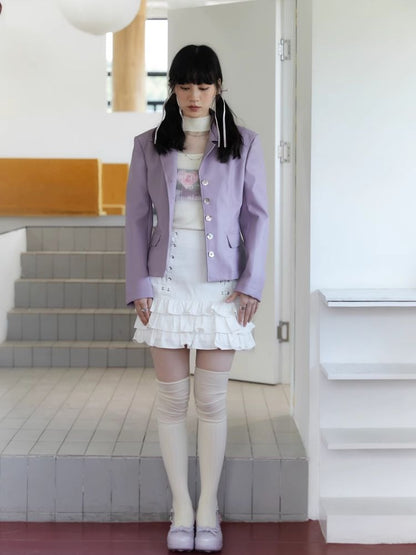 Layers of lace straps ballet style cake skirt【s0000006255】