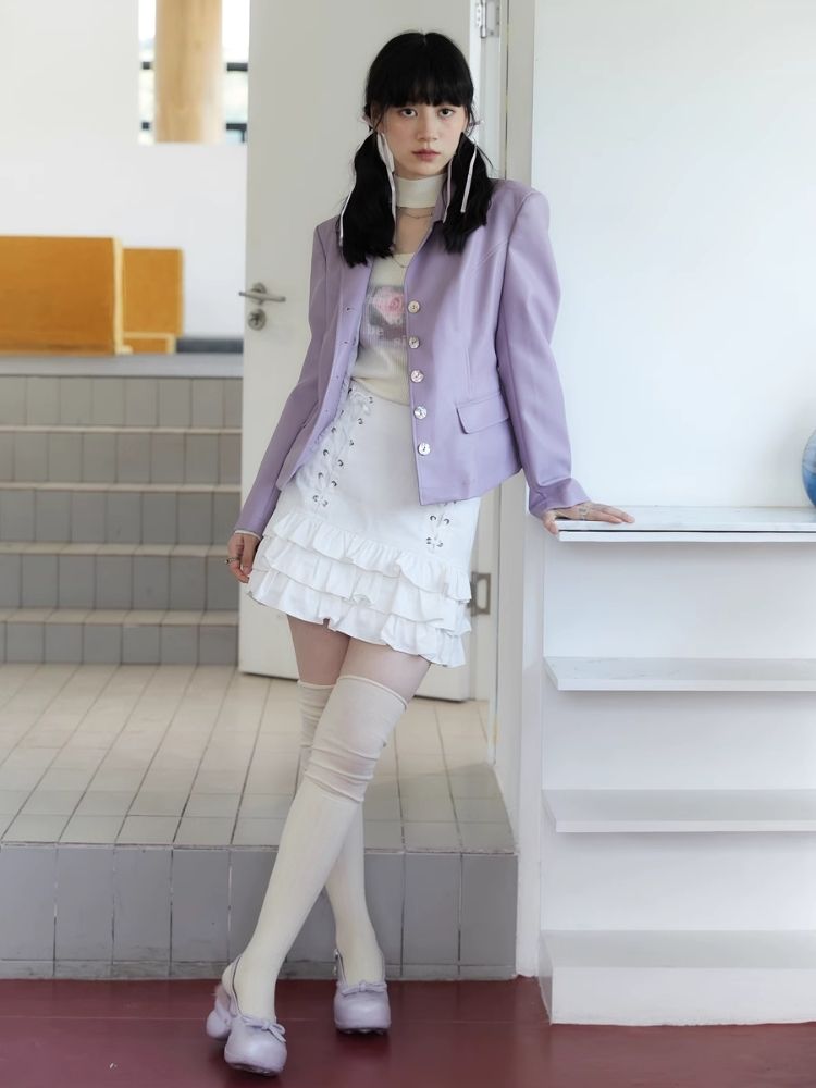 Layers of lace straps ballet style cake skirt【s0000006255】