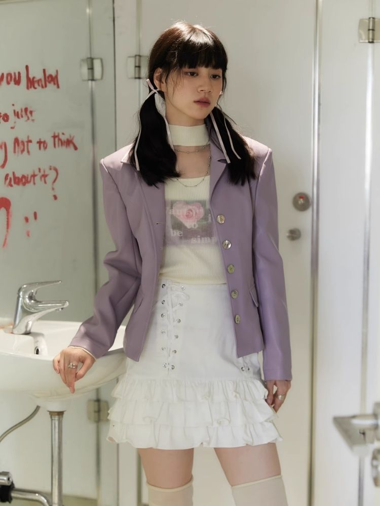 Layers of lace straps ballet style cake skirt【s0000006255】