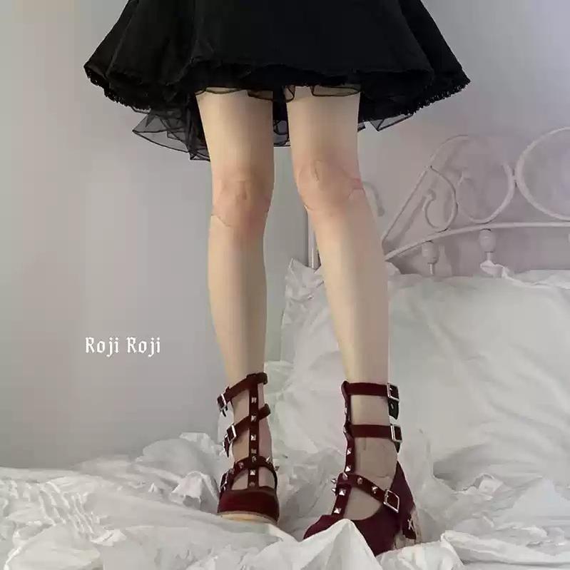 Roji Roji - Sweet Lolita Pantyhose, Joint Print Light Stockings