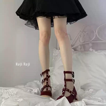 Roji Roji - Sweet Lolita Pantyhose, Joint Print Light Stockings