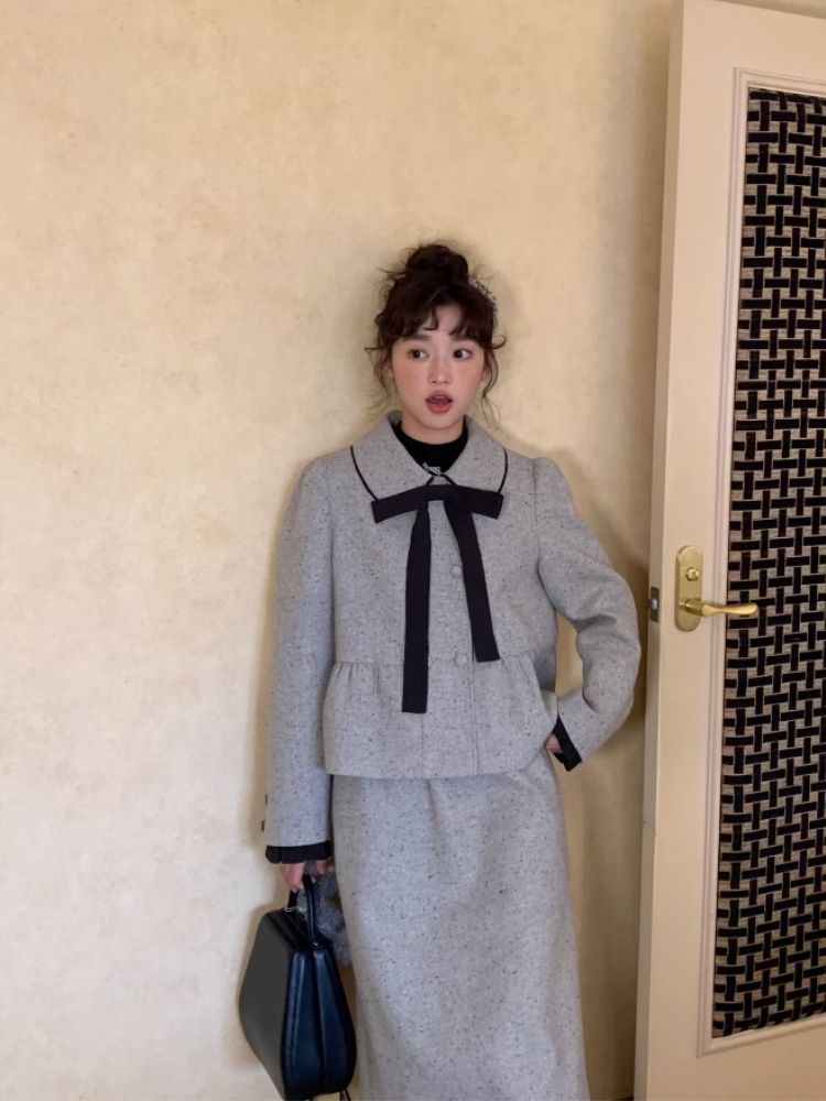 Small Lapel Double Breasted Suit【s0000005879】