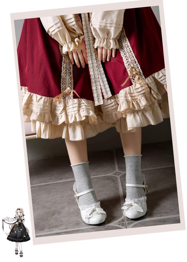 Yana - Sweet Lolita Shoes Round Toe Students Chunky Heel