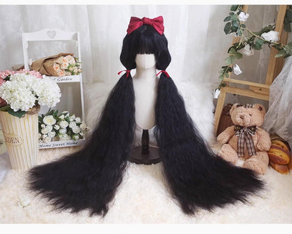 Imperial Tea - Natural Lolita Wig 120CM Super Long Hair