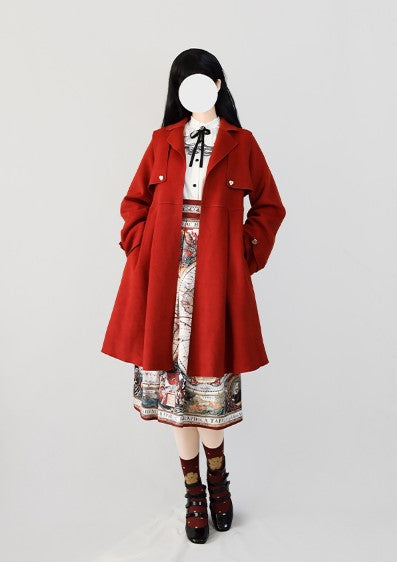 Yuansu - To Early Winter - Multicolors Lolita Winter Overcoat