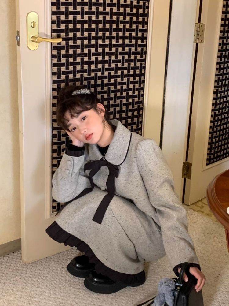 Small Lapel Double Breasted Suit【s0000005879】