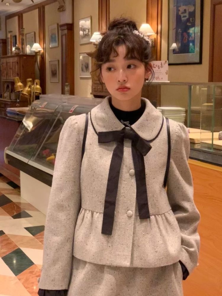 Small Lapel Double Breasted Suit【s0000005879】