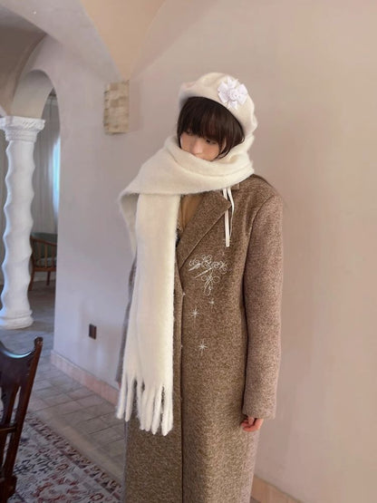 Tweed Long Jacket Coat【s0000004905】