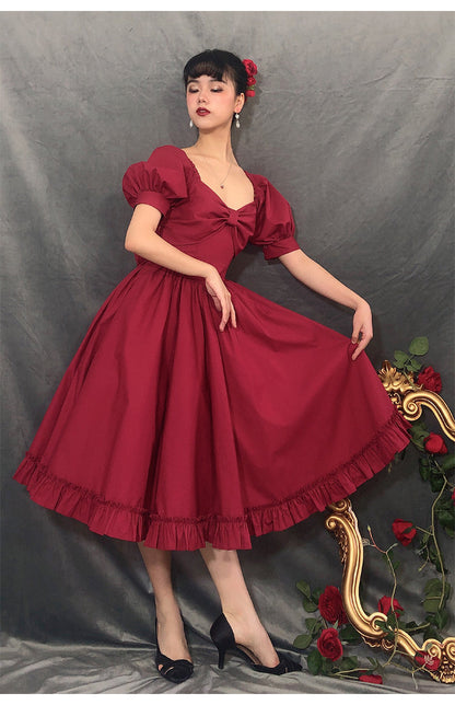 Beleganty - Miss Rebecca - Pure Color Elegant Lolita OP Dress