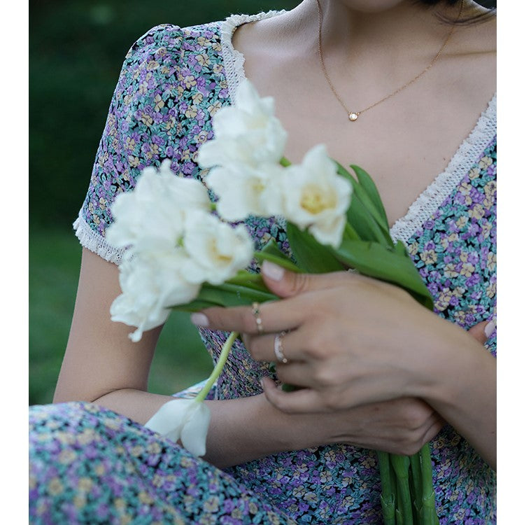 Floral vintage dress