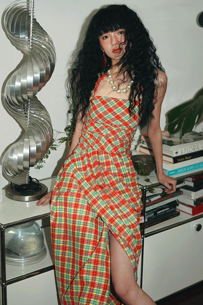 Floral Asymmetrical Crop Dress