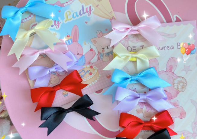 Bear Doll - Kawaii Lolita Bow Brooch and Hair Clip