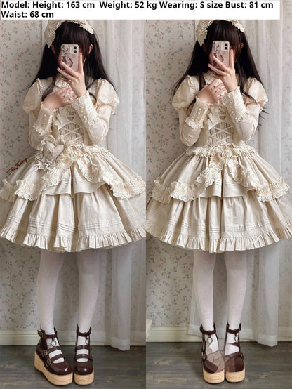 Dark Star Island - Halloween Gothic Lolita JSK Short Lolita Jumper Dress