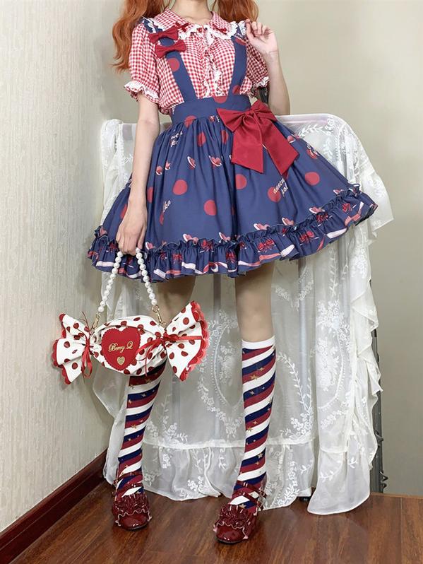 Yukine's Box - Macaron Lolita Cute Stripe Socks