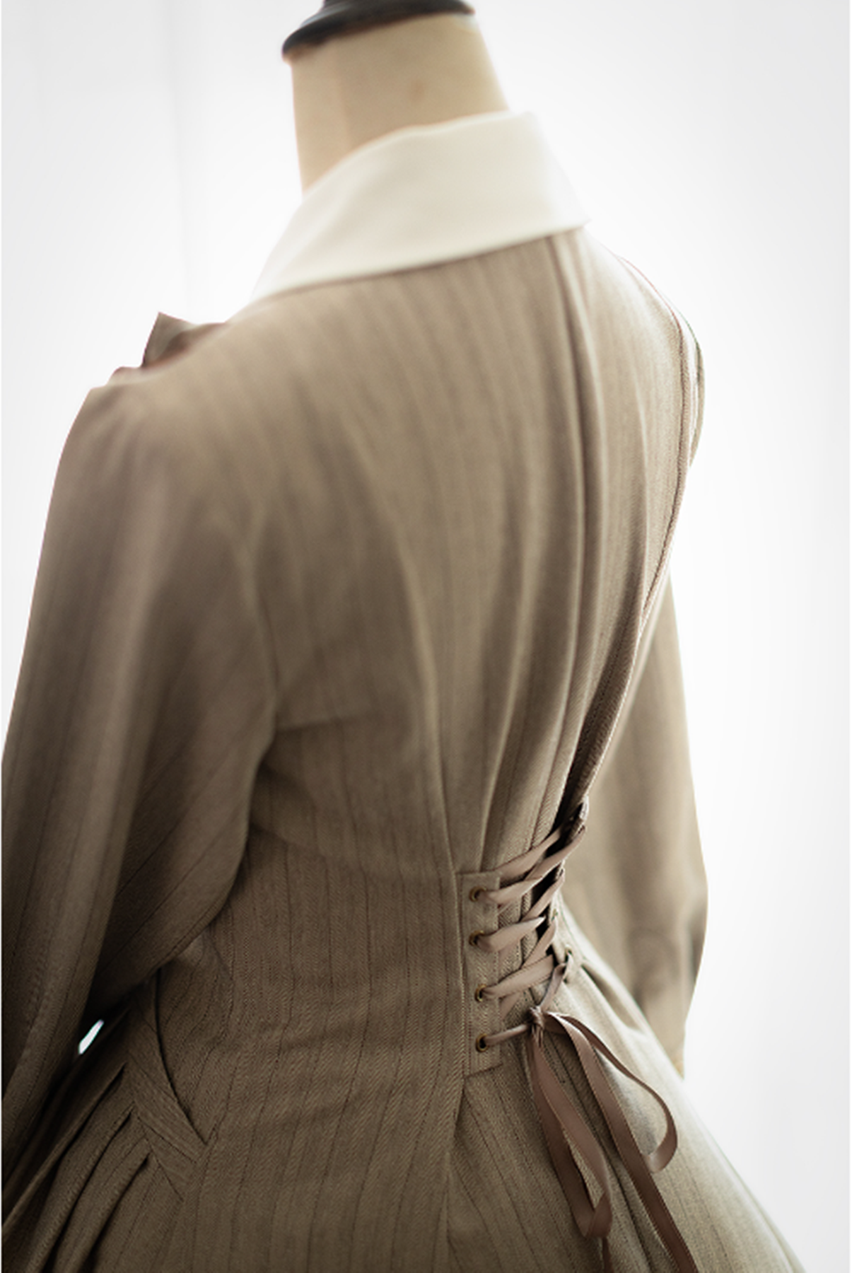 Forest Wardrobe - Winter Lolita Classic Front Open Stripe OP