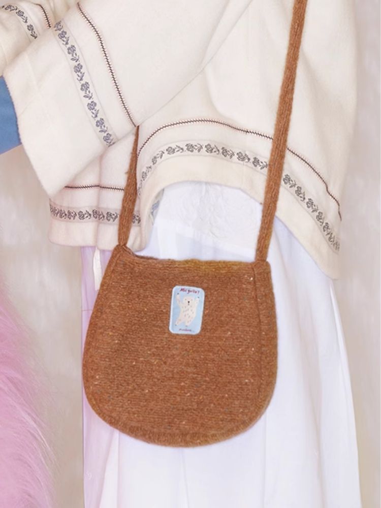 Woolen feeling small egg bag【s0000005924】