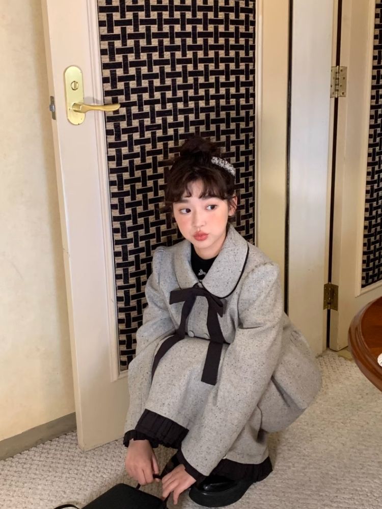 Small Lapel Double Breasted Suit【s0000005879】