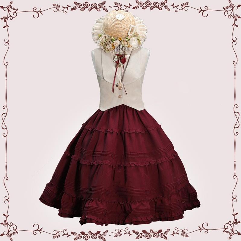 Tiny Garden - Old Love Songs - Lolita Elegant Vintage SK and Waistcoat