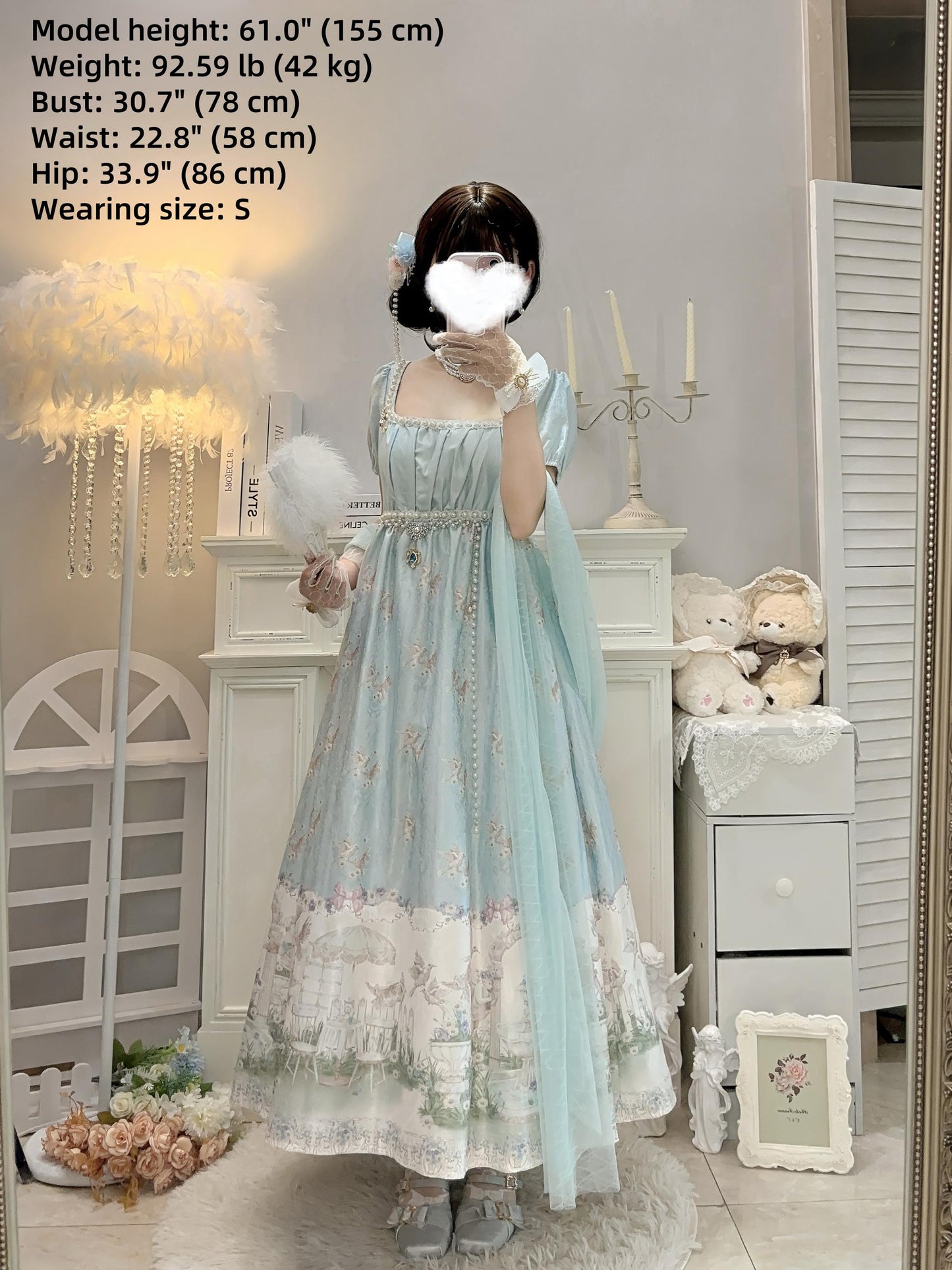 MeowMeow - Nayi Spring - Empire Waist Elegant Lolita OP Dress