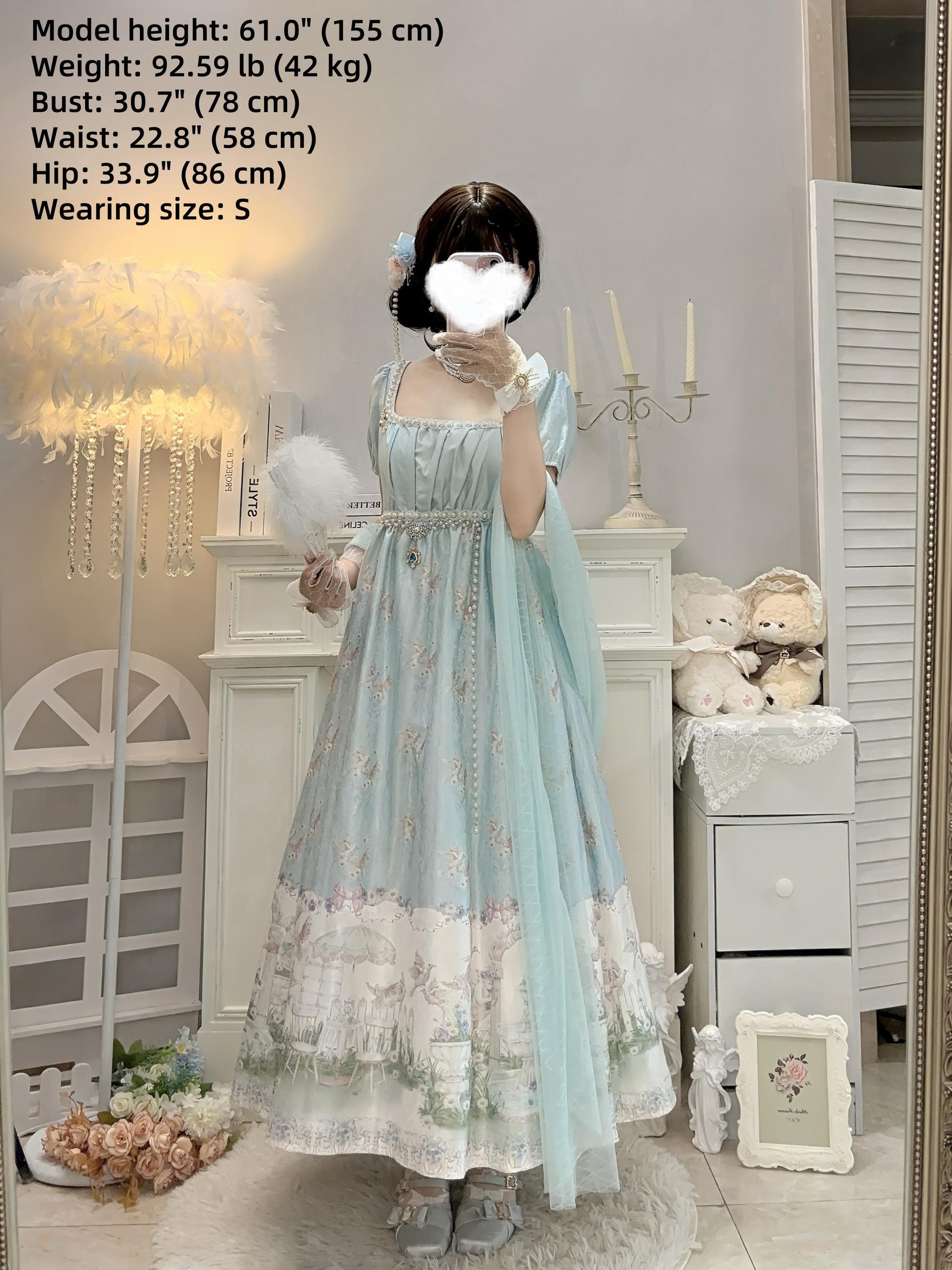 MeowMeow - Nayi Spring - Empire Waist Elegant Lolita OP Dress