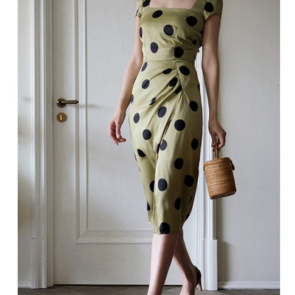 Duchess polka dot vintage skirt