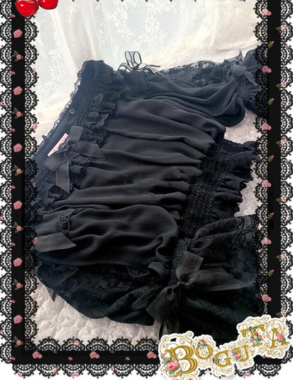 Boguta - Heidi Series - Classic Lace Puff Sleeves Blouse