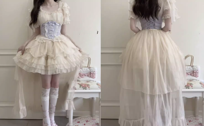 Original Design - Heart Flutter Love - Sweet Lolita Accessoriy Set and Inner Wear Multicolors