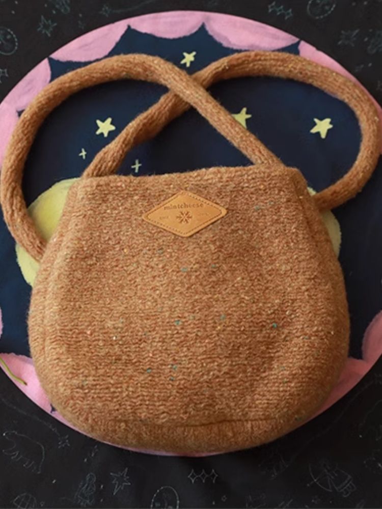 Woolen feeling small egg bag【s0000005924】