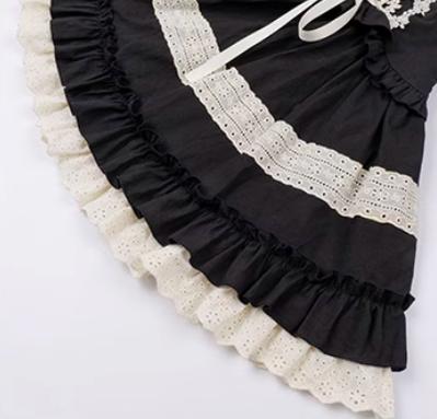 With PUJI - Chapter Seven - Spring Cotton Lolita OP Dress Doll-Like Dress