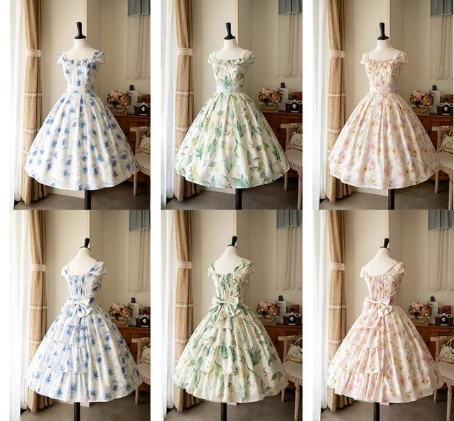 Forest Wardrobe - Forest Basket 3.0 - Vintage Lolita JSK Dress for Summer