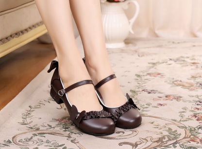 Sosic - Stand Still and Don't Fly - Daily Sweet Lolita Round Toe Handmade Shoes