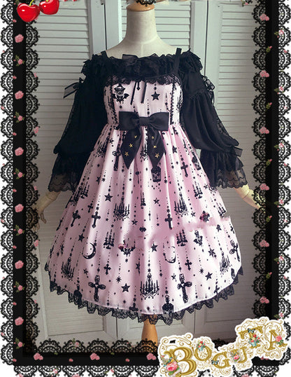 Boguta - Heidi Series - Classic Lace Puff Sleeves Blouse