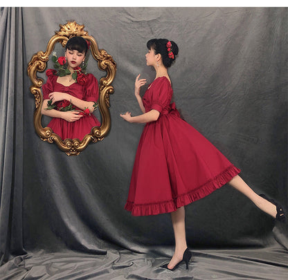 Beleganty - Miss Rebecca - Pure Color Elegant Lolita OP Dress