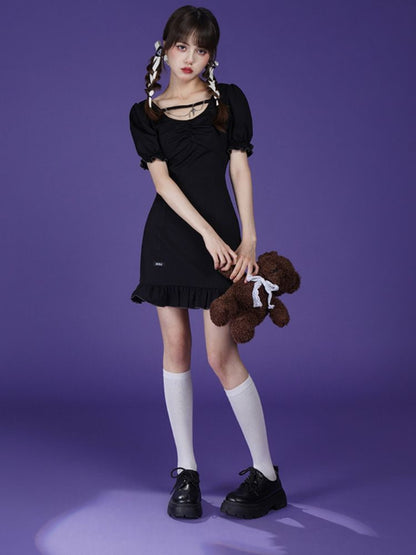 Ballet Style Heart Long Ribbon Hair Tie【s0000002043】