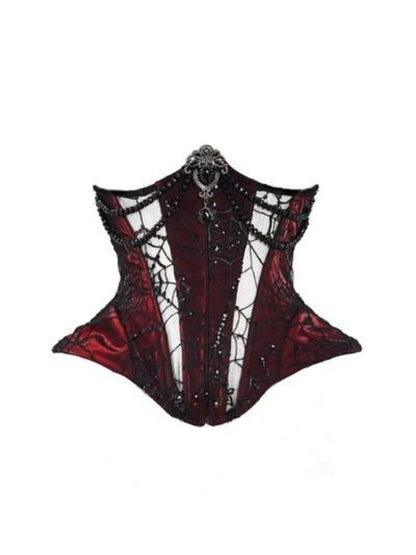 Halloween velvet slim corset & camisole【s0000003240】