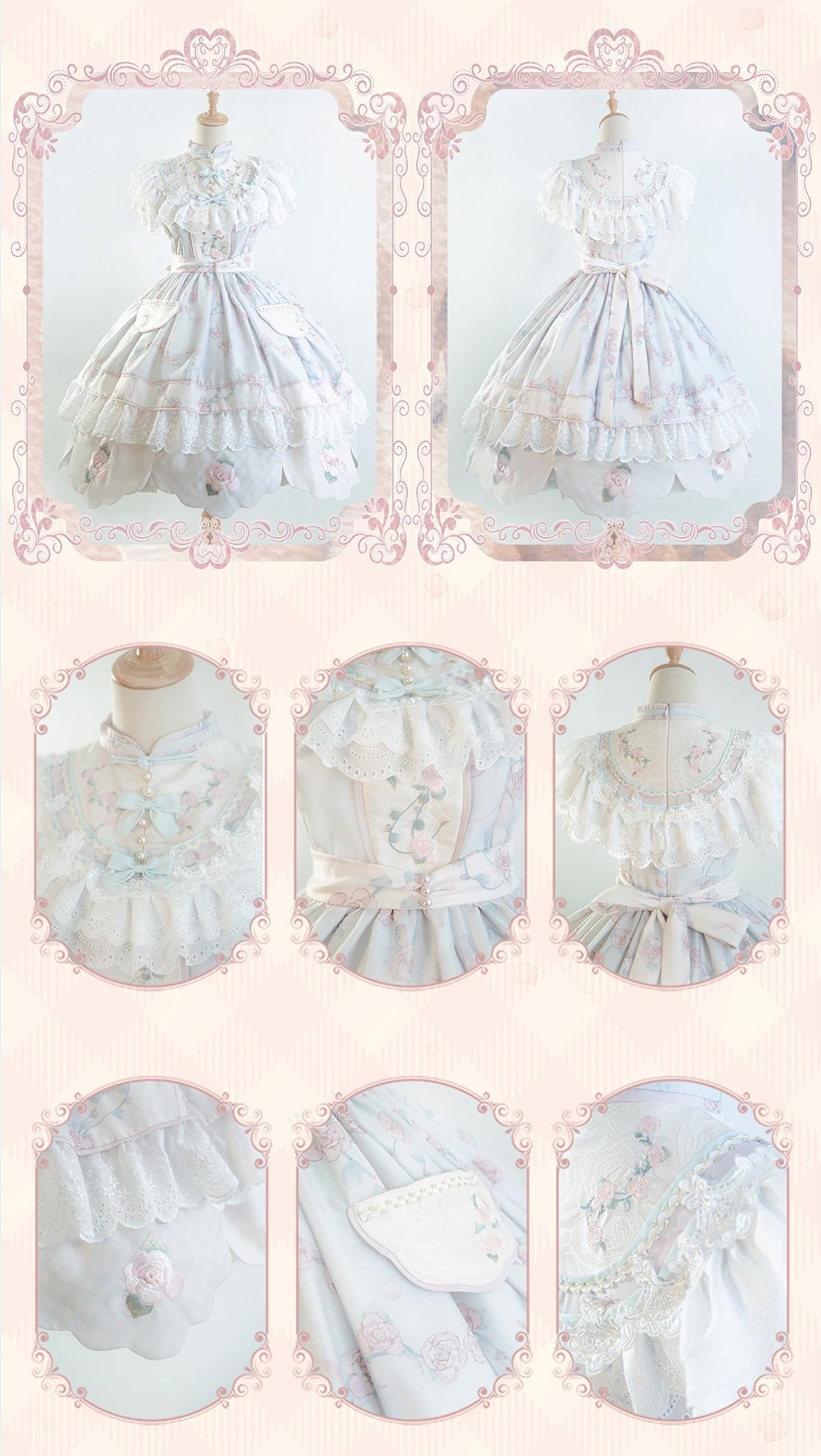 Bramble Rose - Exquisite Luo Shen - Qi Lolita OP Dress Chinese Style Lolita JSK