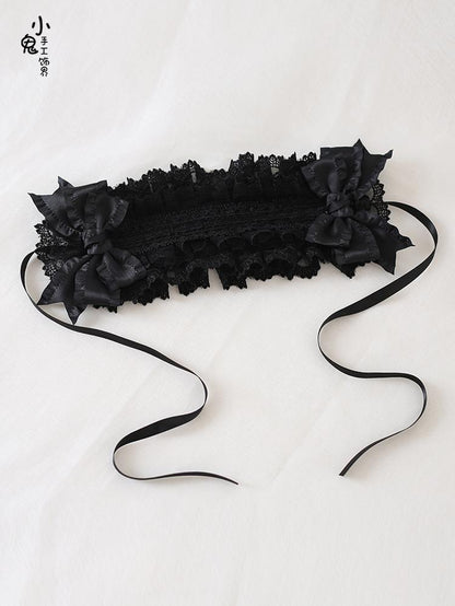 Xiaogui - Elegant Lolita Ivory Lace Hair Band