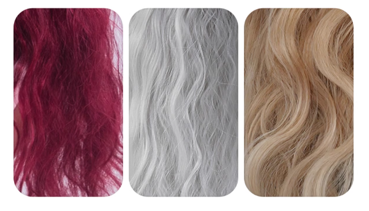 RainbowMe - Elegant Lolita Long Curly Wig Multicolor