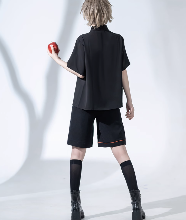 Princess Chronicles - badapple - Ouji Lolita Black Shirt and Shorts