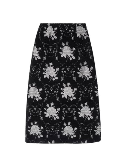 Side Split Long Half Skirt【s0000004902】