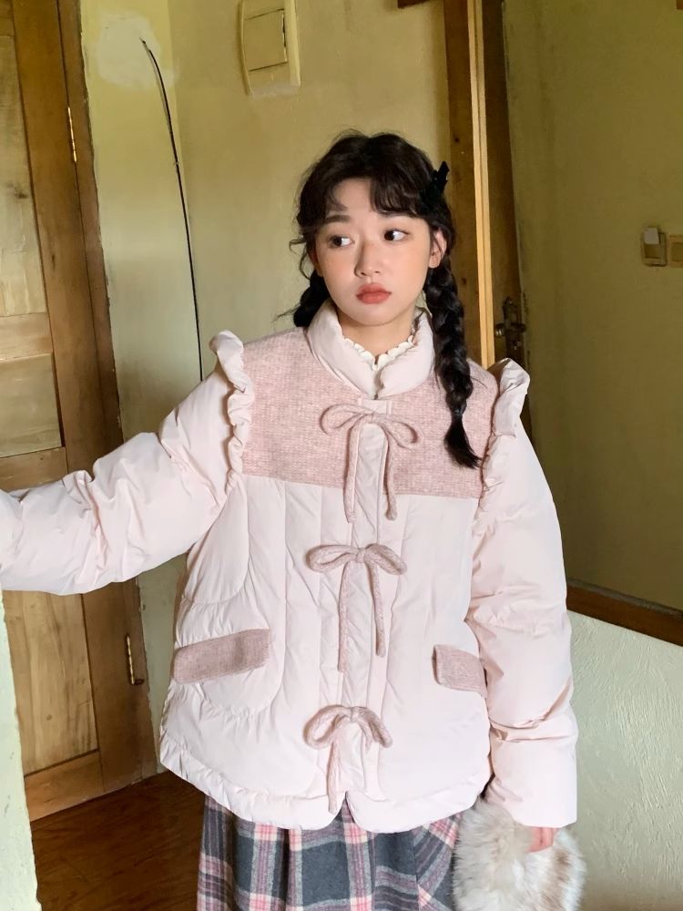 Bowknot small fly-sleeved Jacket【s0000005897】