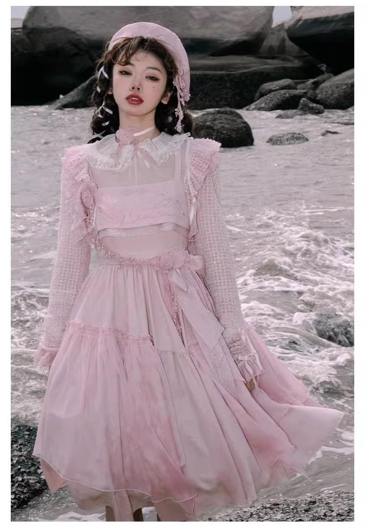 Nuit De Cellophane - A Thousand Moonfalls - Elegant Lolita JSK Dress Thin Cardigan