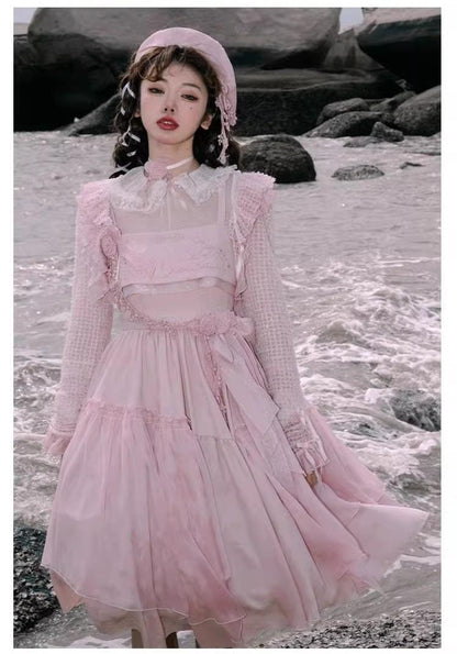 Nuit De Cellophane - A Thousand Moonfalls - Elegant Lolita JSK Dress Thin Cardigan