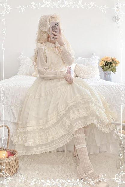 Tiny Garden - Swallowtail Butterfly - Elegant Lolita Salopette Multicolors