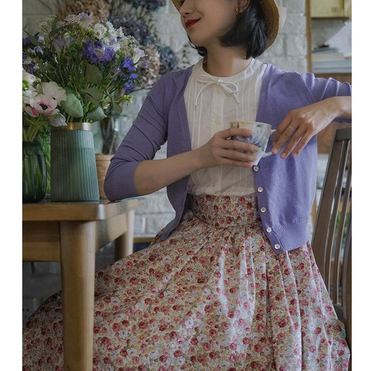 Brooklyn Sweetheart Floral Vintage Skirt