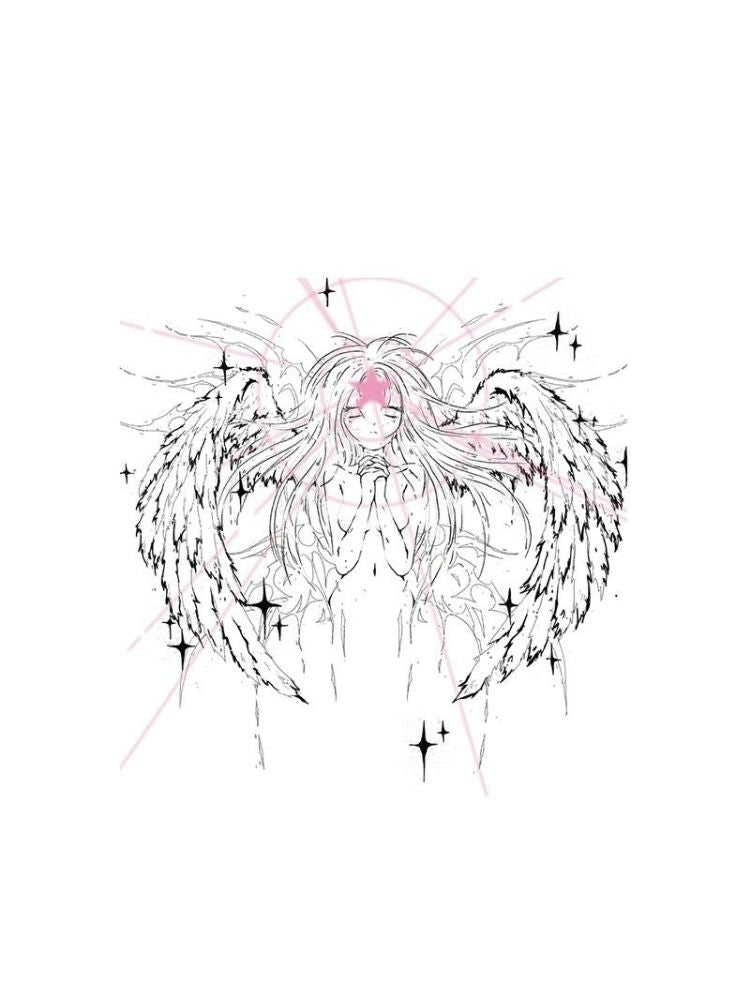 Magic Angel Printed Sweatshirt【s0000004812】