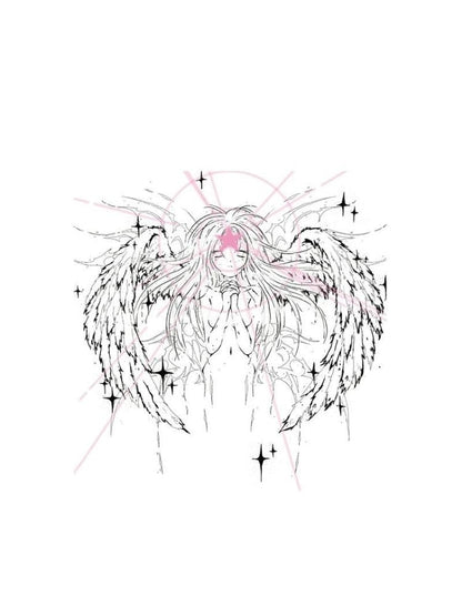 Magic Angel Printed Sweatshirt【s0000004812】