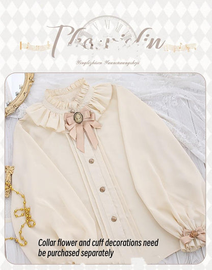 Forest Fluorescent Carps - Classic Lolita Salopette Set Violin Preppy Style Dress