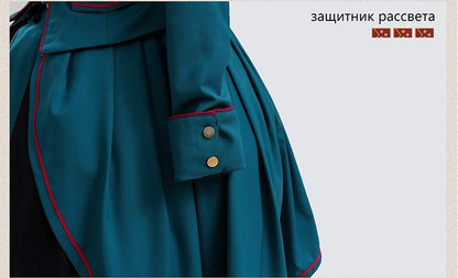Cyan Lolita - Dwanguard - Military Lolita JSK and Jacket