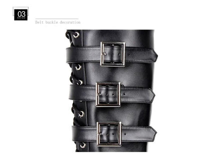 Angelic imprint - Customized Gothic Lolita Shoes Punk Boots 20CM Platform